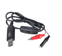 Limtula Cavi con Clip a Coccodrillo da USB Maschio a Coccodrillo Clip a Coccodrillo con USB per caricare e testare i Cavi Prova del Cavo Alimentazione