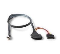 Limtula Cavo adattatore SlimSAS SFF-8654 4i a SFF-8639 U.2, cavo prolunga per disco rigido da 50 cm con cavo da 15 pin adattatore per disco rigido SSD velocità