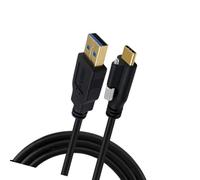 Limtula Cavo Dati Porta USB 3.0 C velocità con Dettaglio bloccaggio a Doppia Vite e connettore Rinforzato per Cavo Collegamento Sicuro con bloccaggio a Vite