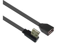 Limtula Cavo dati USB 2.0 maschio a femmina Cavo prolunga dritto/curvo a 90 gradi Salvaspazio Facile connessione per vari dispositivi Cavo conversione