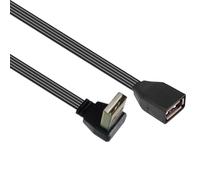 Limtula Cavo dati USB 2.0 maschio a femmina Cavo prolunga dritto/curvo a 90 gradi Salvaspazio Facile connessione per vari dispositivi Cavo conversione