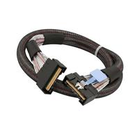 Limtula Cavo MCIO Intrecciato per Server, 0, 5 M MCIO 8X a Due Cavi Dati Interni SFF-8654 8i con Design del connettore Plug-in per lavori Recinzione