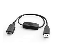 Limtula Cavo prolunga USB 2.0 per sincronizzazione Dati Cavo prolunga USB con indicatore accensione/spegnimento per Organizer per Cavi Dati con Lampada LED per Ventola del