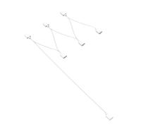 Limtula Cavo sincronizzazione Ventola LED ARGB 3PIN Luce, White 1 TO 6