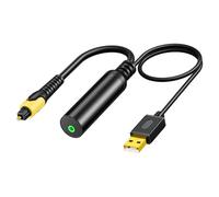 Limtula Cavo Stereo Digitale da coassiale analogico SPDIF da 3, 5 mm Cavo conversione da Digitale analogico per Console HDTV Adattatore