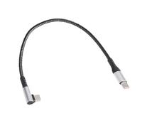 Limtula Cavo USB C a USB C Intrecciato in Nylon da 66, Single Elbow 0.5M | Trasferimento dati 480 Mbps per tablet telefonico, cavo da USB C a USB C per cellulare, cavo ricarica