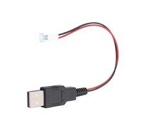 Limtula Cavo USB Maschio a XH2.54 2P Terminali Cavo Alimentazione 2Core per Trasmissione Alimentazione e segnali in progetti Connettori elettronici