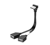 Limtula Cavo USB sdoppiatore da 1 a 2 con Doppia Porta Femmina Trasferimento 480 Mbps per Vari Usi in Ufficio, casa e Estensione USB per Auto