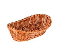 Limtula Cestini per Pane in Vimini Organizzatore per dispensa Intrecciato Cestini per Cibo da Tavolo per Frutta, Verdura e Cestino per Frutta da Ristorante per Cucina Portafrutta Ovale impilabile