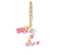 Limtula Ciondolo con Maniglia Iniziale con Catena A Forma Lettera Personalizzata con Manico per Bottiglia d'Acqua per Donne E Ragazze Portachiavi