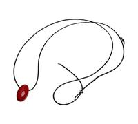 Limtula Collana A Corda Nera Lunga Contemporanea Sofisticata Collana A Ciondolo Rotonda Con Corda Nera Per Donne Pietre Preziose