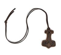 Limtula Collana con ciondolo a forma di martello di Thor dei norsesi vichinghi Mjolnir Mjolnir, amuleto, talismani, gioielli da uomo Thors, One Size, come descritto, come descritto