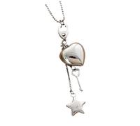 Limtula Collana con ciondolo a pettine in lega progettata per essere facile da abbinare con top leggero e flessibile da indossare tutti i giorni. Ciondolo artistico a pettine, One Size, come descritto