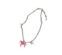 Limtula Collana con pendente a goccia d ' olio per puledri Elegante accessorio a strati Catena a strati in stili dolci per gioielli con ciondolo consigliati da blogger da donna