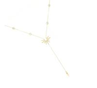 Limtula Collana con perline Forma a Y Collo Gioielli Ciondolo Struttura in lega per nappe da donna alla