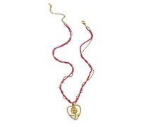 Limtula Collana in acciaio inossidabile con design a floreale, catena gioielli regolabile con accento, da indossare ogni giorno e collana a catena regolabile alla per le donne