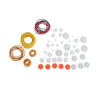 Limtula Comodo Set Combinato in Gomma per puleggia della Cinghia Trasmissione Modello Fai-da-Te e Altri progetti Accessori Giocattolo Modello Fai-da-Te