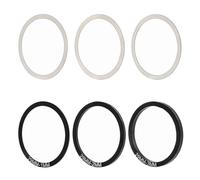Limtula Confezione da 6 rondelle per guarniture per Biciclette, coperture per pedivelle per Bici, distanziali per Ruote per Catena, per affidabilità, assemblaggio Bici, rondelle Leggere