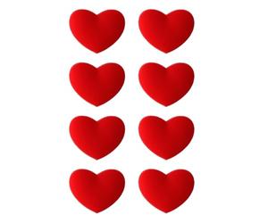 Limtula Confezione da 8 ammortizzatori Vibrazioni da Tennis con siliconi Decorativi a Forma Cuore per Un Assorbimento più Fluido degli impatti Ammortizzatori Decorativi da Tennis a Cuore