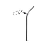Limtula Connettore per Attrezzatura da Pesca a Braccio Singolo per Pescatori, 5 Hardware per Attrezzatura per Tubo in Metallo per Acqua e salata Configurazione per Attrezzatura per Attrezzatura
