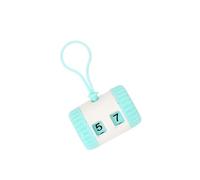 Limtula Contatore Cuciture Luminose con Clip a sgancio, Blue Green D | Materiali plastici con meccanismo apertura e chiusura liscia, display numerico chiaro per sciarpe, maglioni,