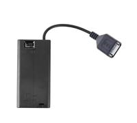 Limtula Contenitore per batterie AA Custodia per batterie AA a 2/3 / 4/6 / 8 Slot con interruttori sul Coperchio e Custodia per Slot USB Femmina Comoda Sostituzione
