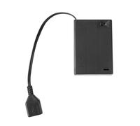 Limtula Contenitore per batterie AA Custodia per batterie AA a 2/3 / 4/6 / 8 Slot con interruttori sul Coperchio e Custodia per Slot USB Femmina Comoda Sostituzione