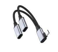 Limtula Convertitore USB C multifunzionale con cuffie, Double typec | Processore permanente con tecnologia avanzata per un suono chiaro e ricarica rapida adatto per riproduzioni