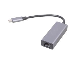 Limtula Convertitori USB 3.2 Tipo C a RJ45 Adattatore Rete cablata Gigabit da 1000 Mbps Plug And Play Guscio in Alluminio