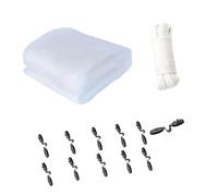 Limtula Copertura protettiva traspirante fai da te per piante include clip personalizzabili barriera per uccelli da giardino facile installazione copertura in rete da giardino personalizzabile per