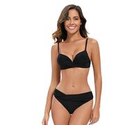 Limtula Costume da bagno da donna regolabile con spalline sottili, costume da bagno in due pezzi con increspature e slip a vita bassa, costume da bagno in poliestere