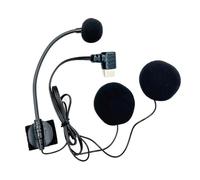 Limtula Cuffie per casco tipo C abilitate per caschi integrali che offrono cancellazione del rumore e microfono per casco con altoparlante ergonomico con cancellazione del rumore