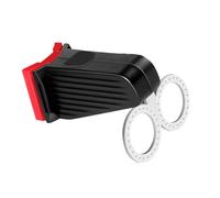 Limtula Cuore/Rotondo Bici A LED Fanale Posteriore Ricaricabile Luci Posteriori Avvertimento Accessori Ciclismo USB Ricaricabile Montagna