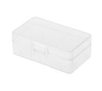 Limtula Custodia per organizzazione Batteria Custodia Trasparente Trasparente per portabatteria per Scatola Porta Accessori LR06 da 2