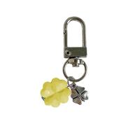 Limtula Design coreano con trifogli, ciondolo leggero, portachiavi, ornamento per telefono, elegante cinturino per telefono, ciondolo per borsa, decorazione, cinturino con trifogli verdi