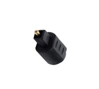 Limtula Durevolezza Da spine femmina da 3, 5 mm a adattatore maschio Toslink per viaggi domestici Utilizzare spine TosLink da ottiche a