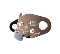 Limtula Efficiente Dispositivo per Fune con bloccaggio Automatico Versatili Professionali Afferrare la Corda per Arrampicata Garantire Sicurezza e Durata Bloccaggio della Durata, Gray Black
