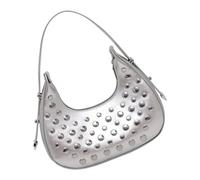 Limtula Elegante borsa a tracolla da con borchie da donna | Spaziosi elementi essenziali quotidiani casual in pelle PU per le donne con cinturino comodo pratico uso
