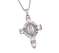 Limtula Elegante collana con ciondolo a forma di vergine, accessorio unico, per esprimere la propria fede