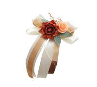 Limtula Elegante Nozze Auto Maniglia Della Porta Nastro Decorazioni Maniglia Della Porta Fiori Bowknot Decorazione Per Auto Matrimonio E Luoghi