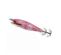 Limtula Esche da Pesca con per Seppia, Esche per gamberetti, Calamari, 8 cm, 6 g, Maschere Luminose, Ganci, Esche rigide, Esche da Pesca notturne
