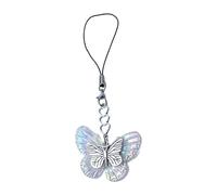 Limtula Farfalla Ciondolo da Appendere Fresco Tracolla per Telefono Borsa Decorazione Portatile Y2K Cordino da Appendere Regalo per Ragazze e Donne Farfalla Cinghie per Telefono Carino