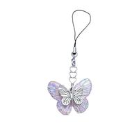 Limtula Farfalla Ciondolo da Appendere Fresco Tracolla per Telefono Borsa Decorazione Portatile Y2K Cordino da Appendere Regalo per Ragazze e Donne Farfalla Cinghie per Telefono Carino