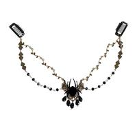 Limtula Fascia per capelli con piume di Halloween, pipistrello, accessorio per costume per donne e ragazze, per feste in maschera