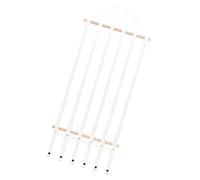 Limtula Fermagli per capelli da parete per bambini, 10 ganci e 6 nastri, decorazione per la cameretta dei bambini, per fiocchi e accessori, decorazione da parete per bambini, Medio, come descritto