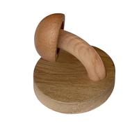 Limtula Gancio per funghi con forte supporto adesivo facile, Walnutcolor | Facile da installare per appendere vestiti, cappelli e accessori in soggiorno, supporto adesivo per rimuovere i