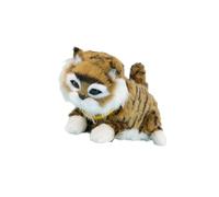 Limtula Giocattolo per Gatti Elettrico Realistico in Peluche con Testa Mobile Effetti sonori per attività interattive per Giovani Giocattolo per Gatti interattivo Portatile