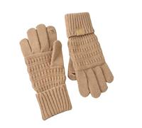 Limtula Guanti termici caldi spessi ed eleganti guanti a dita piene belli da indossare per le mani eleganti e spessi, per ragazze e donne, morbidi e confortevoli, B, Taglia unica