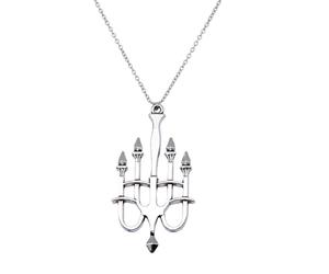 Limtula Hanukkah Menorah Orecchini pendenti con candela per donne Lampada fede israeliana Gioielli ebraici Amuleti ebraici Collana con ciondolo Set orecchini luminosi