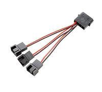Limtula IDE da 4 Pin a 4 Pin Ventola D Porta Adattatore Alimentazione Cavo prolunga sdoppiatore a Y da 1 a 1/2 / 3/4 per Computer per Custodia Ventola Custodia Cavo prolunga Splitter